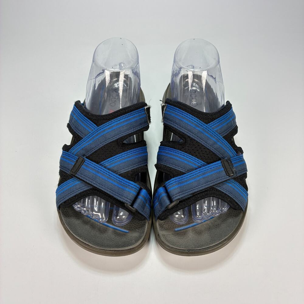 Ecco Offroad Black Blue Adjustable Strap Comfort Walking Sport Women's Size 7.5 View 2